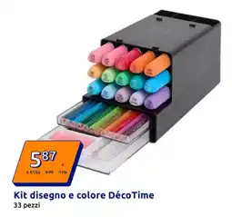 Action Kit disegno e colore DécoTime 33 pezzi offerta