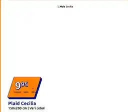 Action Plaid Cecilia offerta