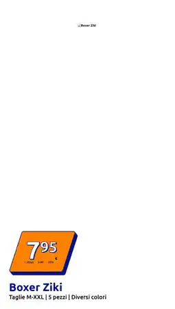 Action Boxer Ziki offerta
