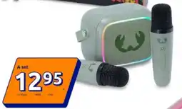 Action Set karaoke senza filo Fresh 'n Rebel Kids offerta