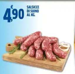 Orizzonte Supermercati Salsicce di suino offerta