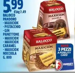Orizzonte Supermercati Balocco pandoro panettone caramel offerta