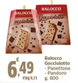 Orizzonte Supermercati Balocco Gocciolotto offerta