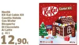Orizzonte Supermercati Nestlè Kit Kat Cabin Kit Casetta Natale Con Wafer Ricoperto DI Cloccolato Al Latte offerta