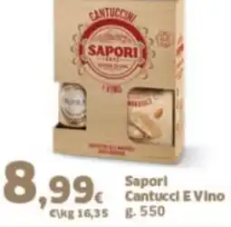 Orizzonte Supermercati Sapori Cantucci E Vino offerta