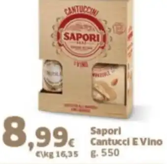 Orizzonte Supermercati Sapori Cantucci E Vino offerta