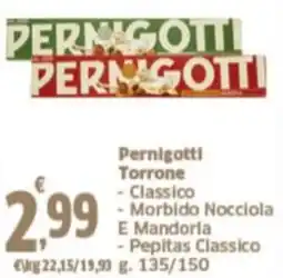 Orizzonte Supermercati Pernigotti Torrone offerta