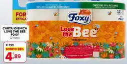 Iperal Carta igienica love the bee FOXY offerta