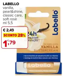 Iperal LABELLO vanilla pearl&shine, classic care, soft rosè offerta