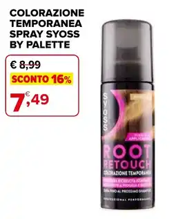 Iperal Colorazione temporanea spray SYOSS BY PALETTE offerta