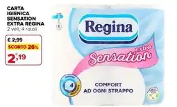 Iperal Carta igienica sensation extra REGINA offerta