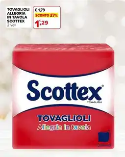 Iperal Tovaglioli allegria in tavola SCOTTEX offerta