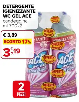 Iperal Detergente igienizzante wc gel ACE offerta