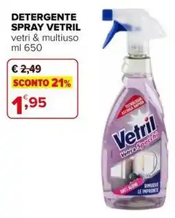Iperal Detergente spray VETRIL offerta