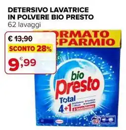 Iperal Detersivo lavatrice in polvere BIO PRESTO offerta