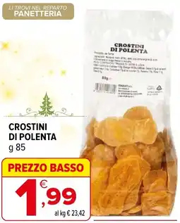 Iperal Crostini di polenta offerta