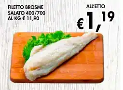 èccoMI Filetto brosme salato 400/700 offerta