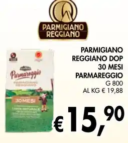 èccoMI Parmigiano reggiano dop 30 mesi parmareggio offerta