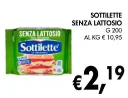 èccoMI Sottilette senza lattosio offerta