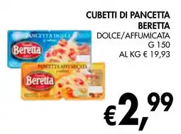èccoMI Cubetti di pancetta beretta dolce/affumicata offerta