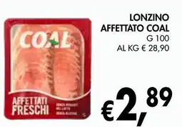 èccoMI Lonzino affettato COAL offerta