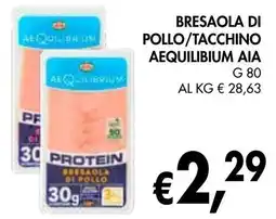èccoMI Bresaola di pollo/tacchino aequilibium AIA offerta