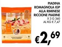 èccoMI Piadina romagnola igp alla riminese riccione piadine offerta