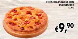 èccoMI Focaccia pugliese con pomodorini offerta