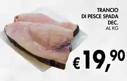 èccoMI Trancio di pesce spada dec. offerta