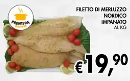 èccoMI Filetto di merluzzo nordico impanato offerta