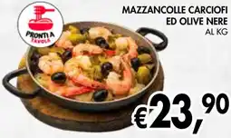 èccoMI Mazzancolle carciofi ed olive nere offerta