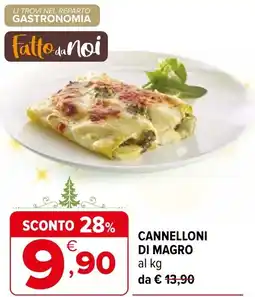 Iperal Fatto da noi Cannelloni di magro offerta