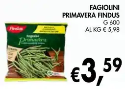 èccoMI Fagiolini primavera FINDUS offerta