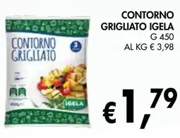 èccoMI Contorno grigliato IGELA offerta
