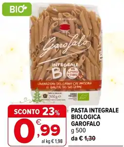 Iperal Pasta integrale biologica GAROFALO offerta