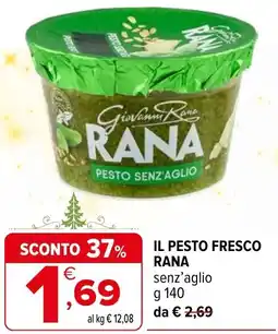 Iperal Il pesto fresco RANA offerta
