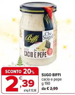 Iperal Sugo BIFFI offerta