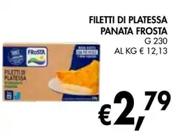 èccoMI Filetti di platessa panata FROSTA offerta