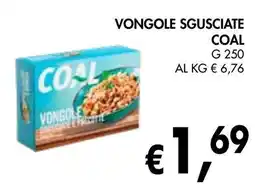 èccoMI Vongole sgusciate COAL offerta