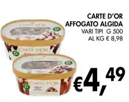 èccoMI Carte d'or affogato algida offerta