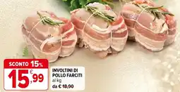 Iperal Involtini di pollo farciti offerta