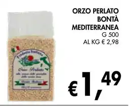 èccoMI Orzo perlato bontà mediterranea offerta
