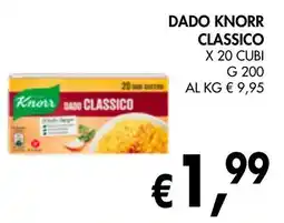 èccoMI Dado knorr classico x 20 cubi offerta