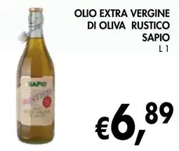 èccoMI Olio extra vergine di oliva rustico SAPIO offerta