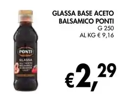 èccoMI Glassa base aceto balsamico PONTI offerta