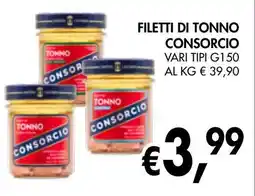 èccoMI Filetti di tonno CONSORCIO offerta
