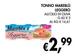 èccoMI Tonno mareblù leggero all'olio di oliva offerta