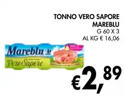 èccoMI Tonno vero sapore MAREBLU offerta
