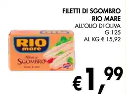 èccoMI Filetti di sgombro rio mare all'olio di oliva offerta