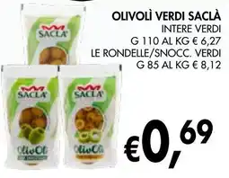 èccoMI Olivoli verdi saclà intere verdi offerta